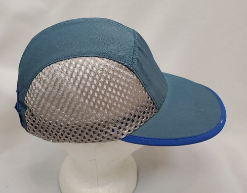 Vintage 90s Patagonia USA Made Mesh Cycling Cap Mens Size Medium Green Duck Bill - Picture 4 of 13