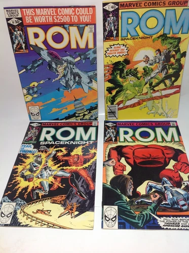 ROM Space Knight - Vol 1 - Issues 3, 4, &10 1980 - Issue 14 1981 Marvel Comics