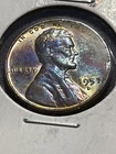 1957-D Lincoln Wheat Cent- "Multi Color Toning" BU GEM MINT STATE Coin Beauty CC