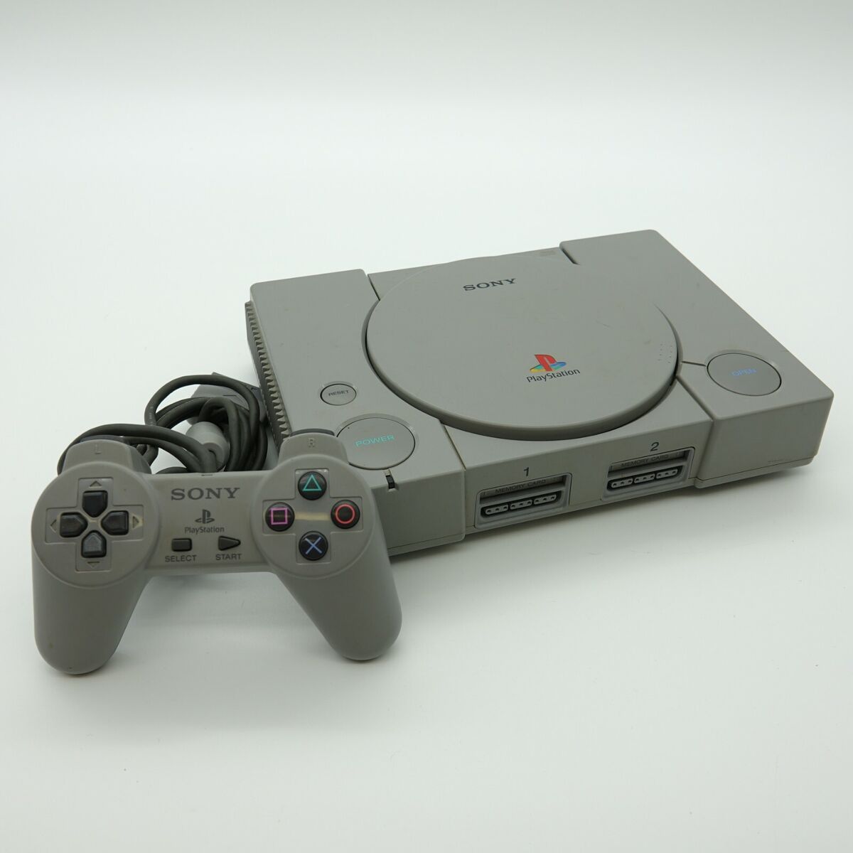 Sony Playstation 1 PS1 Console with Cables & Original Controller TESTED  WORKING!