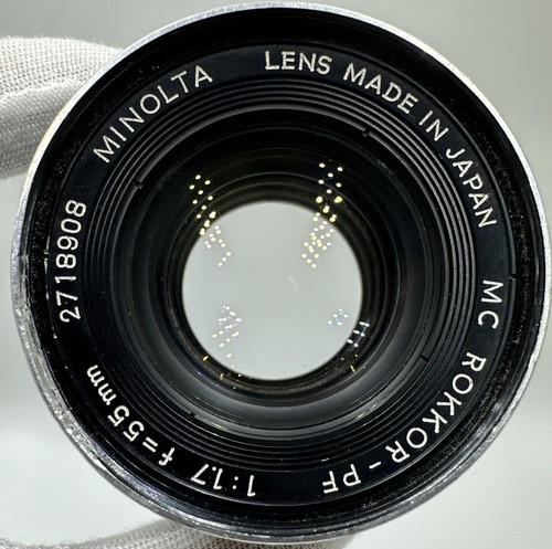 MINOLTA MC ROKKOR-PF 50mm F/1.7 MF Standard Prime Lens Very Clean S/N 2718908