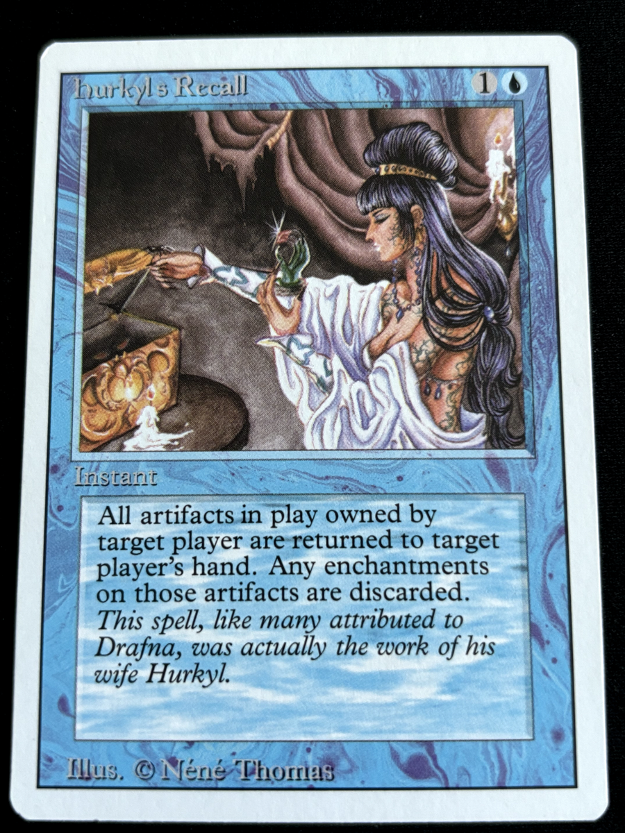 1x MTG Hurkyl's Recall - Revised Edition (3ED) | eBay