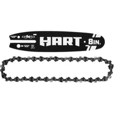 HART 8" Guide Bar and Chain for Hart Cordless POLE SAWS and CHAINSAWS