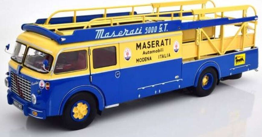 FIAT 642 RN2 BARTOLETTI MASERATI RACING TEAM TRANSPORTER 1:18