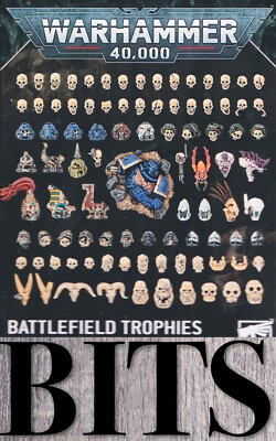 Warhammer 40K Kill Team Space Marine Aeldar Chaos BATTLEFIELD TROPHIES Bit Bits