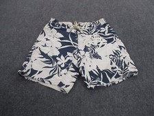 Patagonia Board Shorts Adult 38 Blue Floral Unlined Swim Trunks Hiking Beach Men
