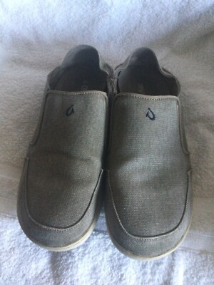 Olukai Nohea Mesh Loafers Shoes Mens 10188-13AP Brown Green  display picture 1