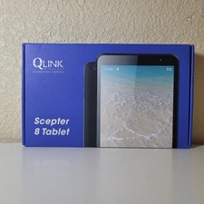 Q Link Wireless Scepter 8" 16GB/1GB Ram/3500mAh/Android Wi-Fi Tablet, Black, NEW