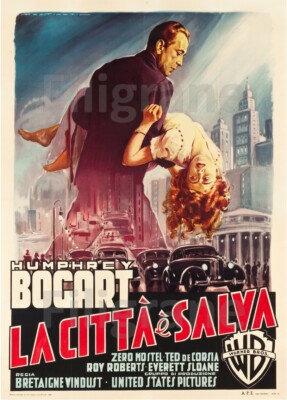 DIE STADT IST FILM GERETTET Rkkn - POSTER HQ 50x70cm eines KINO POSTER