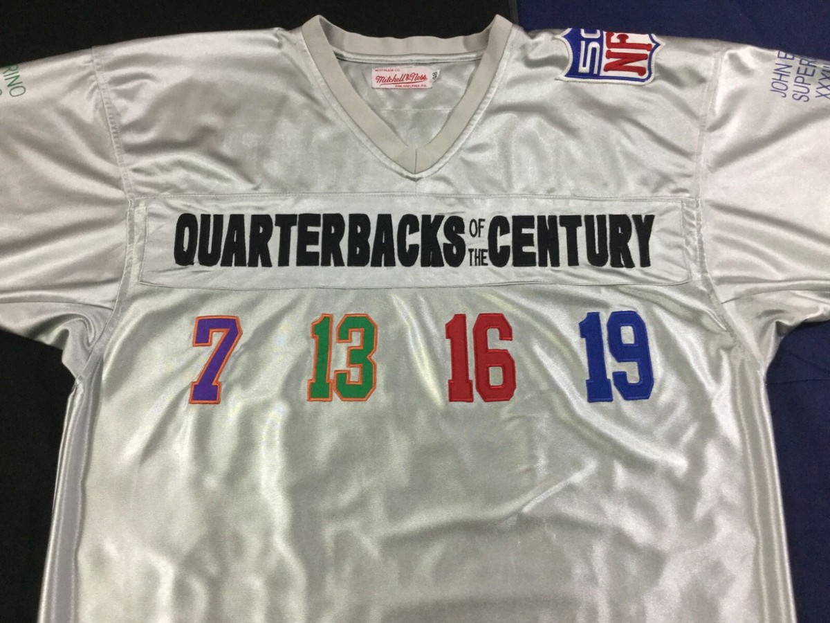 2004 Mitchell & Ness 00's NFLゲームシャツA3266 Vintage 2004 Quarterbacks Of The Century Mitchell & Ness