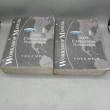 2009 Ford Expedition Navigator Vol 1 2 Workshop Manuals Oem 2009 Ford Expedition Navigator Vol 1 2 Workshop Manuals Oem