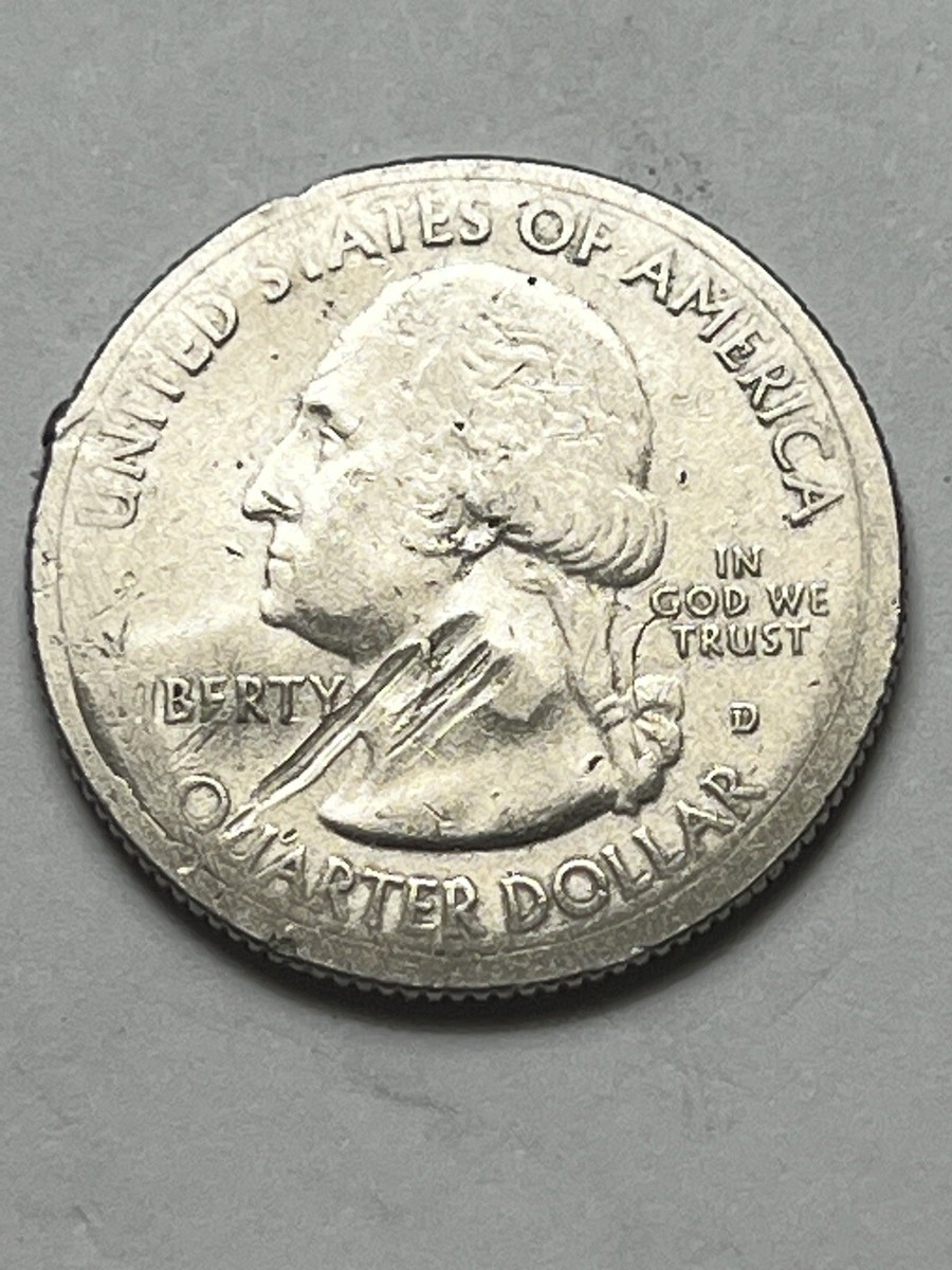 2014 D Utah Arches ATB Quarter 25c Lamination/broadstrike error