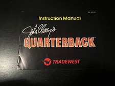 John Elway's Quarterback Nintendo Entertainment System, 1989 MANUAL ONLY
