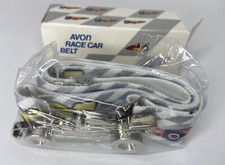 NOS Avon Childs Race Car Stretch Belt Vintage 1985 Fits 15" - 26" waist With Box