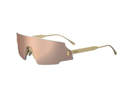 FENDI FS 5194 Aviator Sunglasses Light Gold Green Designer  display picture 1