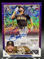 2023 Topps Chrome Luis Liberato On Card Auto #RA-LL Purple Speckle # /299