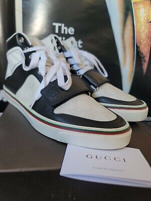 Gucci Hi-Top Lace-Up Sneaker with Embossed G Script 245310 Gucci Hi-Top Lace-Up Sneaker with Embossed G Script 245310