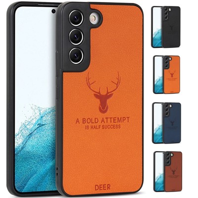 Lederhülle Samsung S24 S23 S22 Plus Ultra Displayschutz Leder Hülle Handy Case