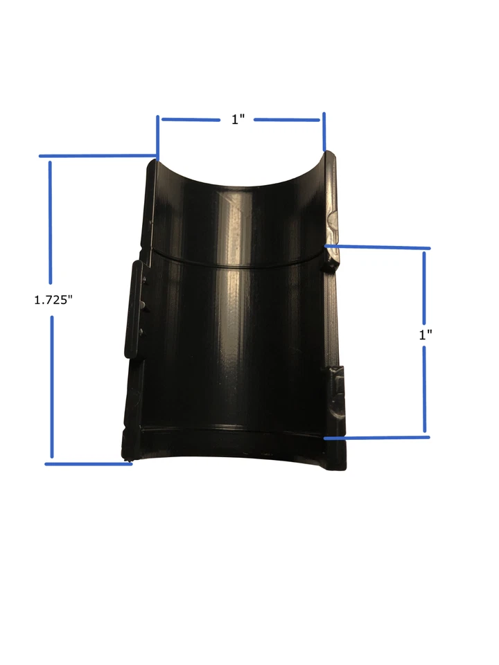 Зажимы для проволочной полки стеллажи 1 дюйм пластиковые раздельные рукава для 6 полок 48 шт. - Изображение 3 из 4