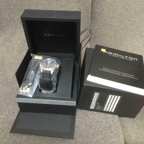 Hamilton x NEIGHBORHOOD x Porter Wristwatch LImited Edition w/case, spare belt - Picture 1 of 6