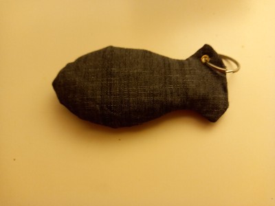 Taschenbaumler, Schlüsselanhänger, DIY Fisch