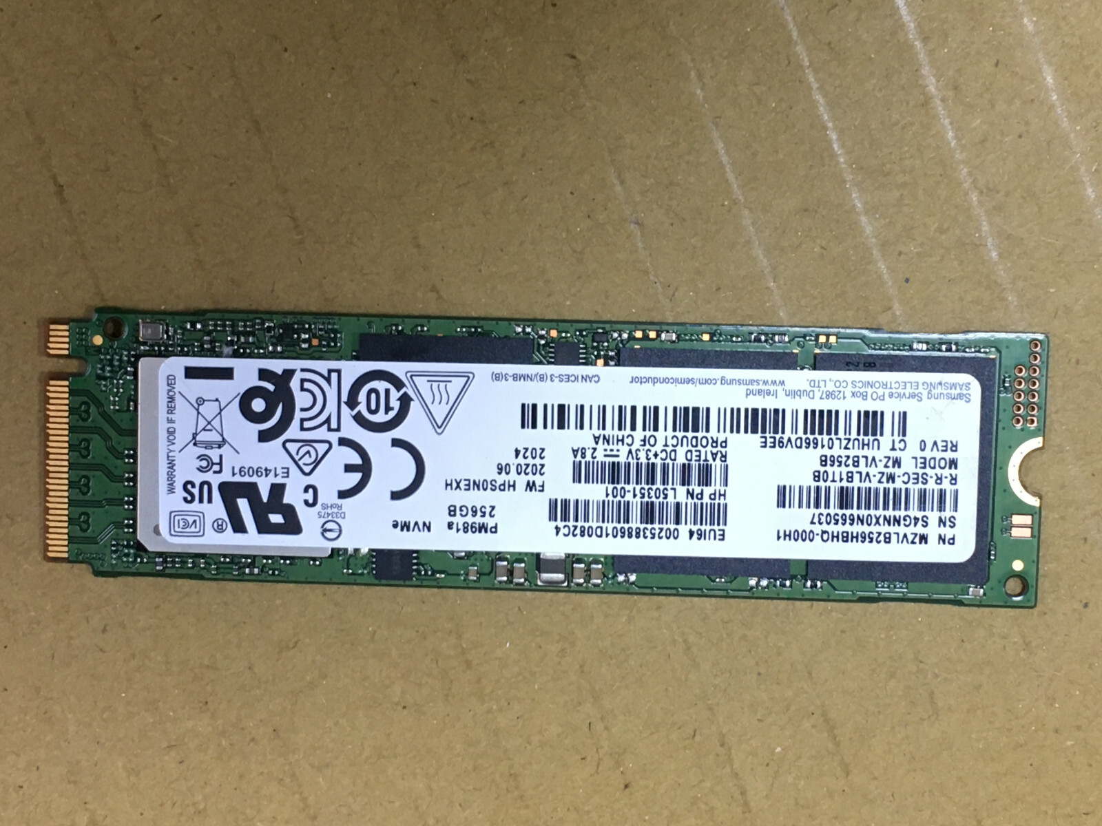 【BIOS OK】M.2 256GB 5枚【SSD】