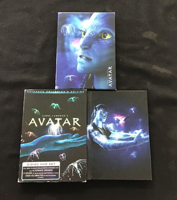 Avatar (Blu-ray Disc, 2010, 3-Disc Set, Extended Collectors Edition