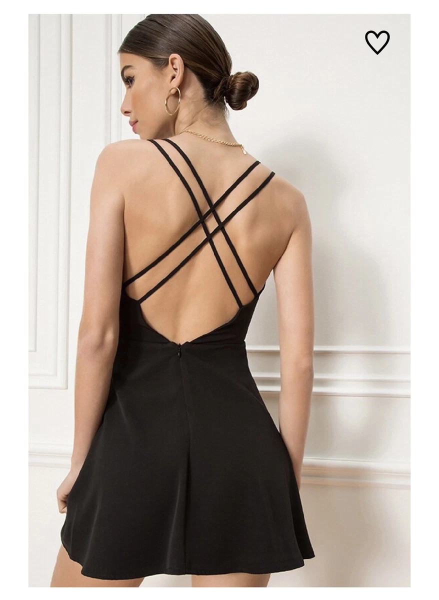 Sammie deep v skater clearance dress