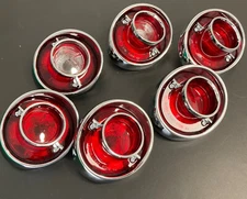 1964 Impala Ful-Size Tail Light & Back up lens Assembly Set