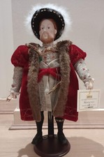 Historic Royal Palaces HRP Henry VIII limited edition collectable porcelain doll