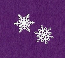 SNOWFLAKE 7 die cuts scrapbook cards