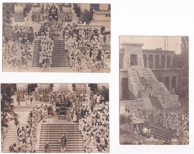 ÖTIGHEIM 1922: Volksschauspiele 3 SW Fotos / Ak´s, JOSEF und s. BRÜDER, 13.08.22