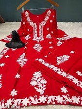 Readymad Chikanakari Kurta/kurti and plazoo Set for Women's Party Festive Outfit