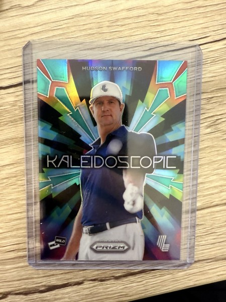 HUDSON SWAFFORD Kaleidoscopic /149 Red 2024 Panini Prizm LIV Golf