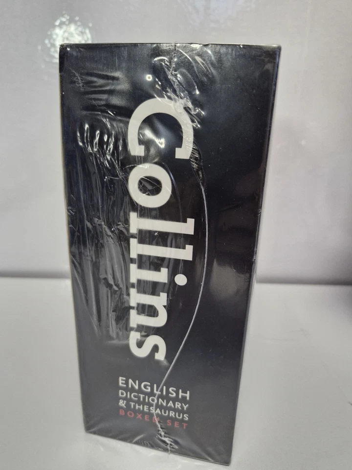 COLLINS ENGLISH DICTIONARY & THESAURUS BOX SET BRAND NEW & SEALED - Image 2 of 4