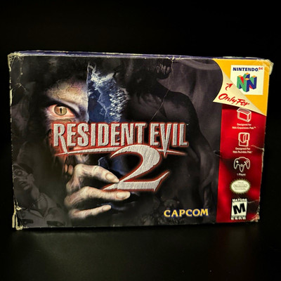 SeePics Resident Evil 2 (Nintendo 64) Complete w/ Manual & Reg Card, Box Lil Dmg