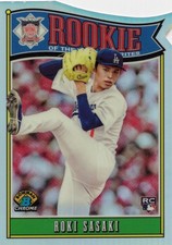 2025 Bowman - Rookie of the Year Favorites Roki Sasaki #ROY-10 (RC)