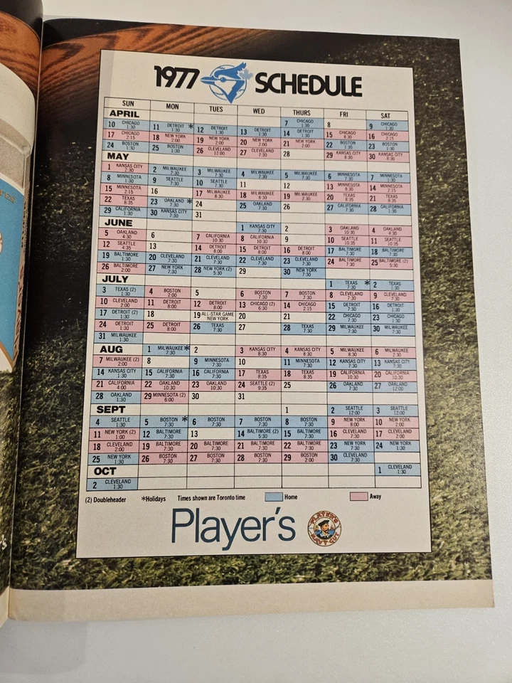 1977 Toronto Blue Jays Scorebook Magazine Vol. 1 No. 7 vs Seattle Mariners - Image 4 of 4