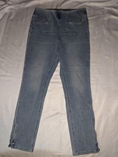 Soft Surroundings Jeans The Ultimate High Rise Zip Ankle Pants Size Medium