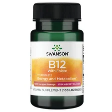 Swanson Vitamin B-12 Lozenges 1,000 Mcg 100 Lozenges
