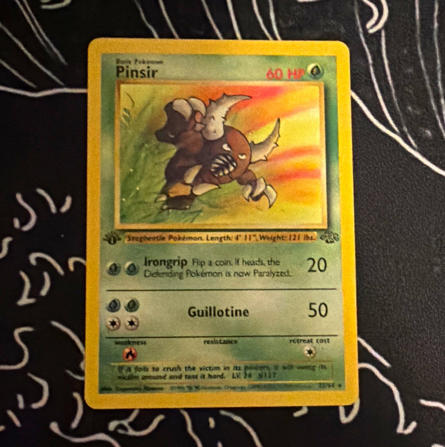 Pokémon TCG Pinsir 9/64 Jungle Rare 1999 WOTC First Edition