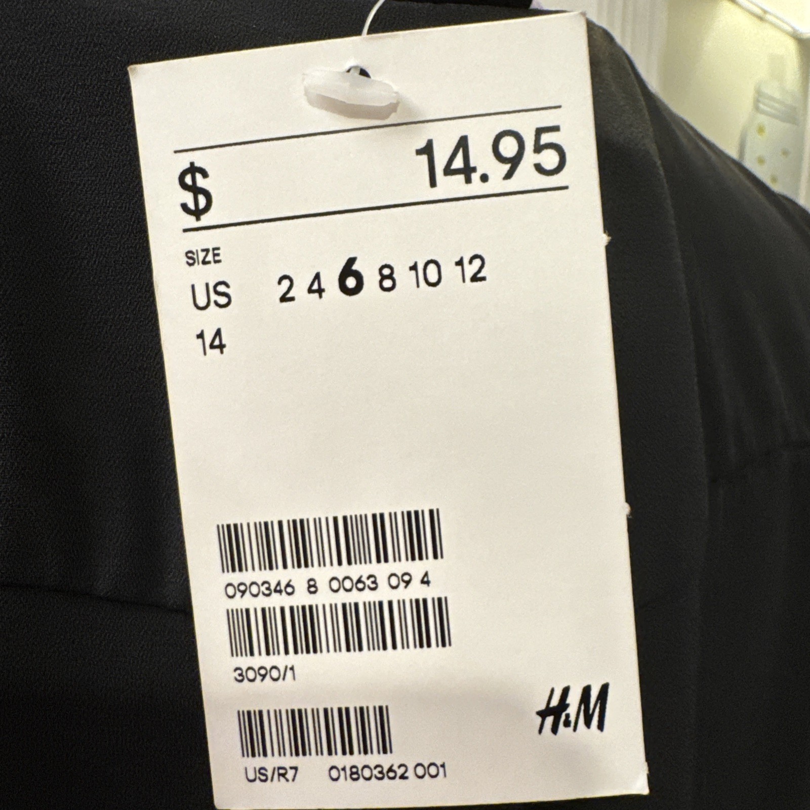 H&M Black Dress Cocktail Business Dress Women's Black Dress Women’s Size 6 thumbnail 7