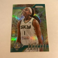 2024 Panini Prizm WNBA Elizabeth Williams Fractal Prizms Green #14