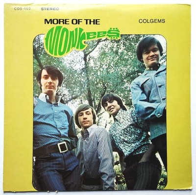 THE MONKEES - MORE OF THE MONKEES LP 1967 COLGEMS COS-102 STEREO ROCKAWAY PRESS