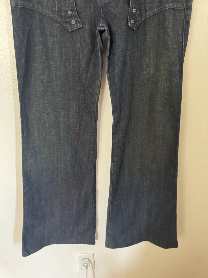 Jeans Henry Duarte acampanados Y2K Difíciles de encontrar nuevos con etiquetas Foto 3 de 4