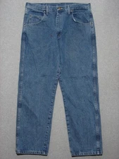 RH09425 **WRANGLER** RUGGED WEAR RELAXED FIT JEANS 36x30 (msr 34"x30")