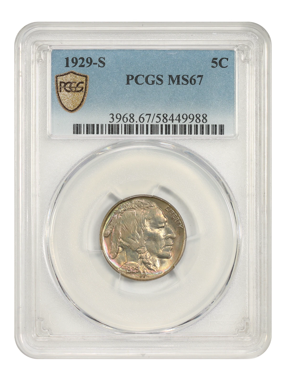 1929-S 5C PCGS MS67 - Buffalo Nickel
