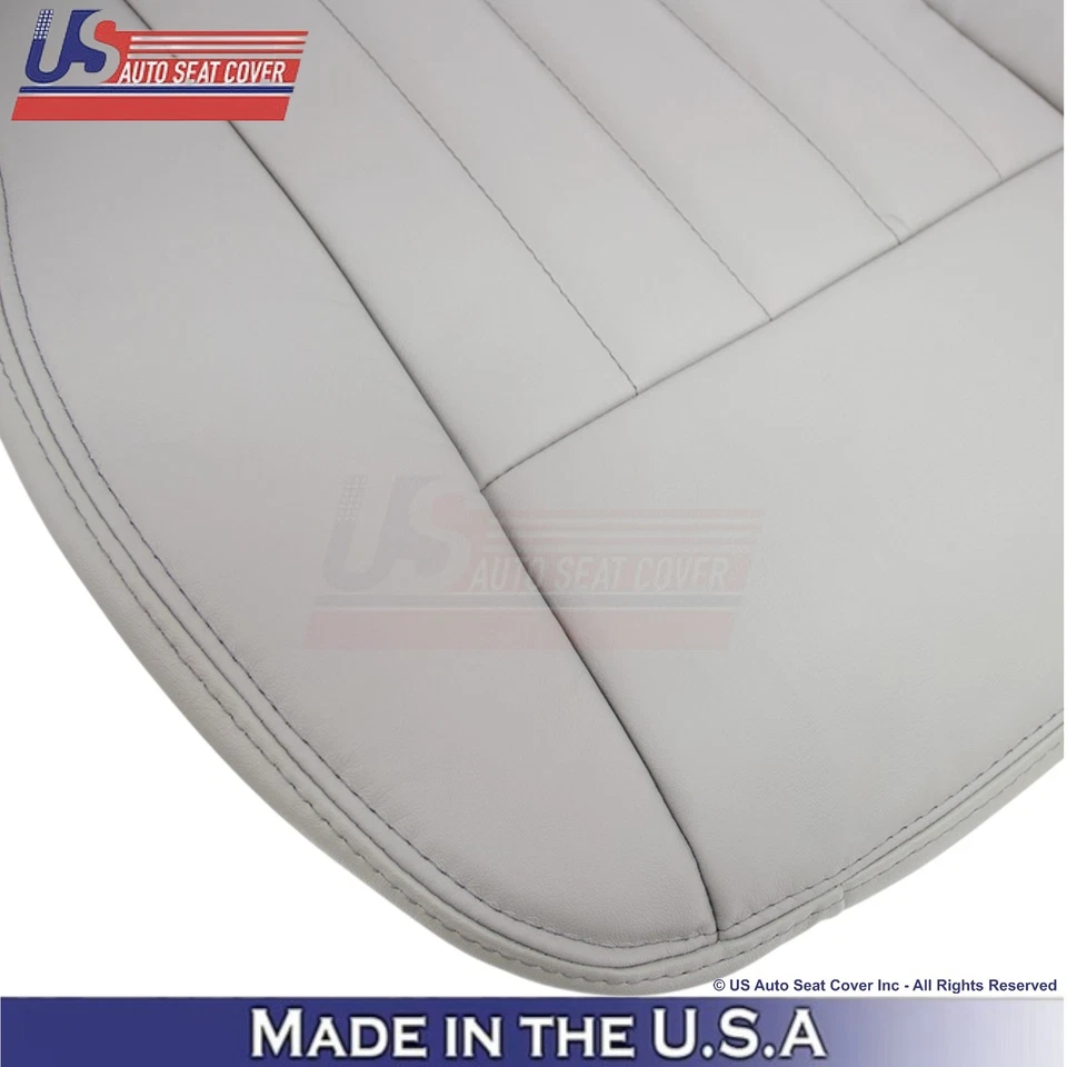 Fundas inferiores de cuero genuino para Jeep Liberty Limited 2005-2007 Lt. Graystone Foto 3 de 4