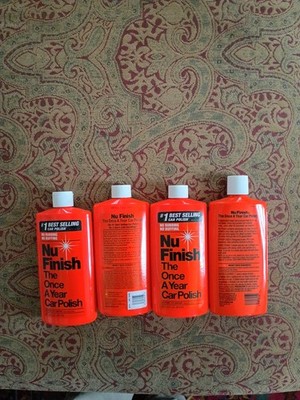 4 PACK - Nu Finish NF-76 Liquid Car Polish The Once A Year Car
