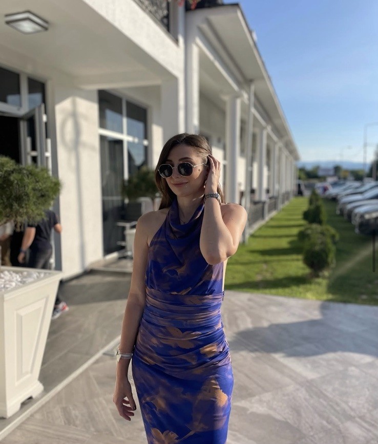 ZARA NWT WOMAN SS25 PRINTED TULLE LONG DRESS PURPLE 3673/105 thumbnail 5